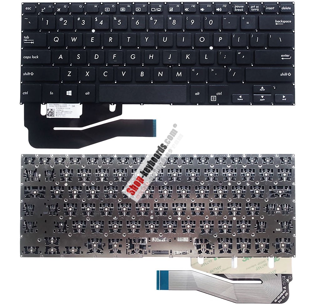 Asus NSK-WJ9BQ Keyboard replacement