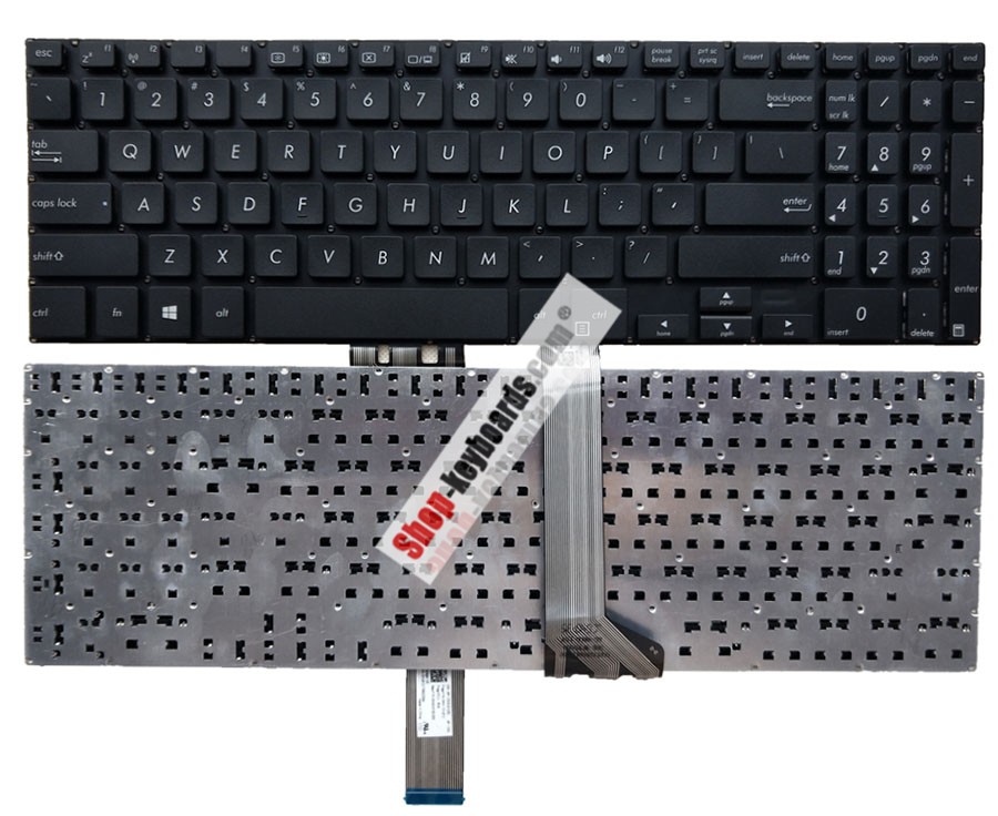 Asus MP-12N36P0-5282 Keyboard replacement