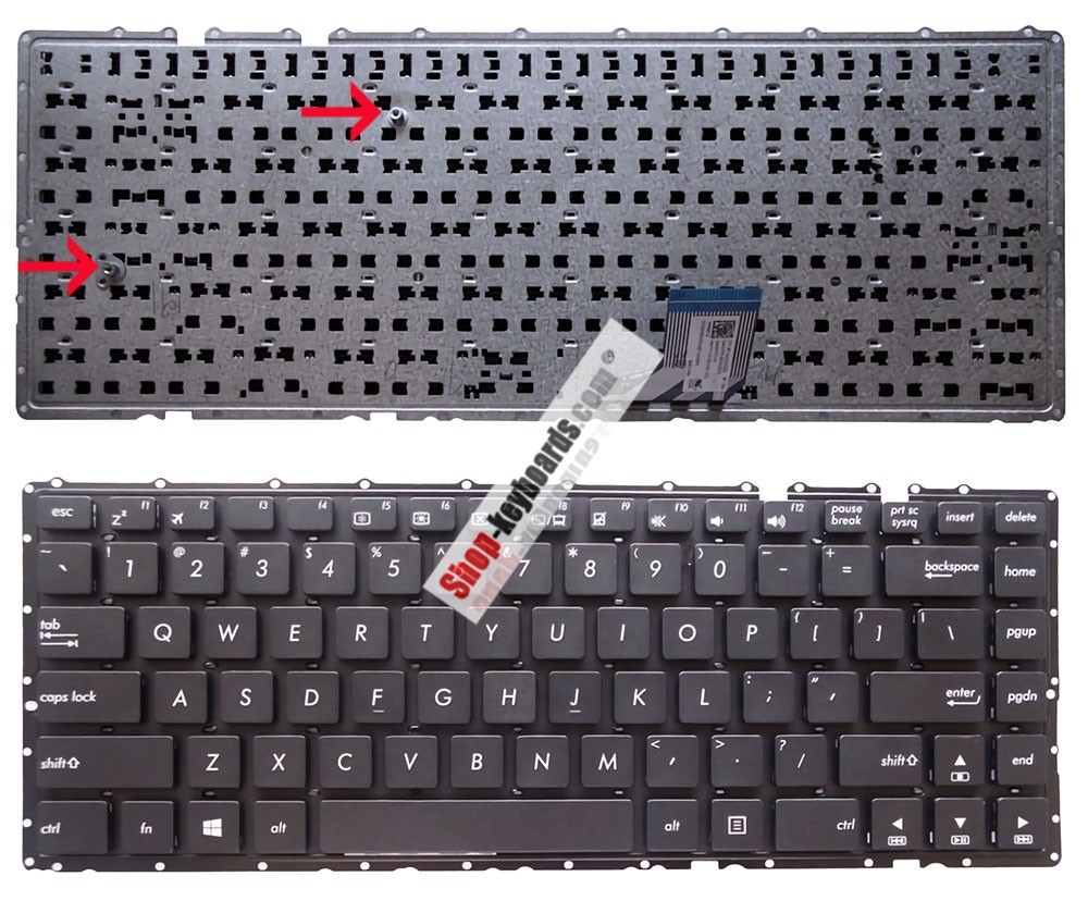 Asus MP-13K86LA-9206 Keyboard replacement