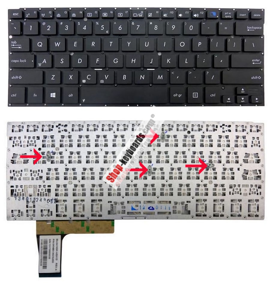 Asus 0KNB0-3623FR00 Keyboard replacement