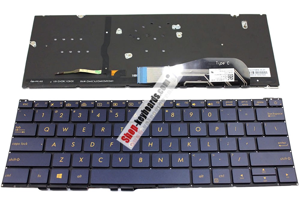 Asus ASM16B96I0J5282 Keyboard replacement