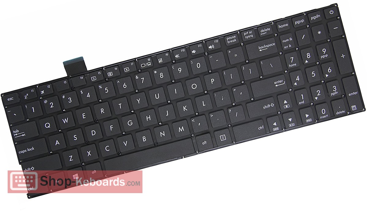 Asus MP-13K96E0-528C Keyboard replacement