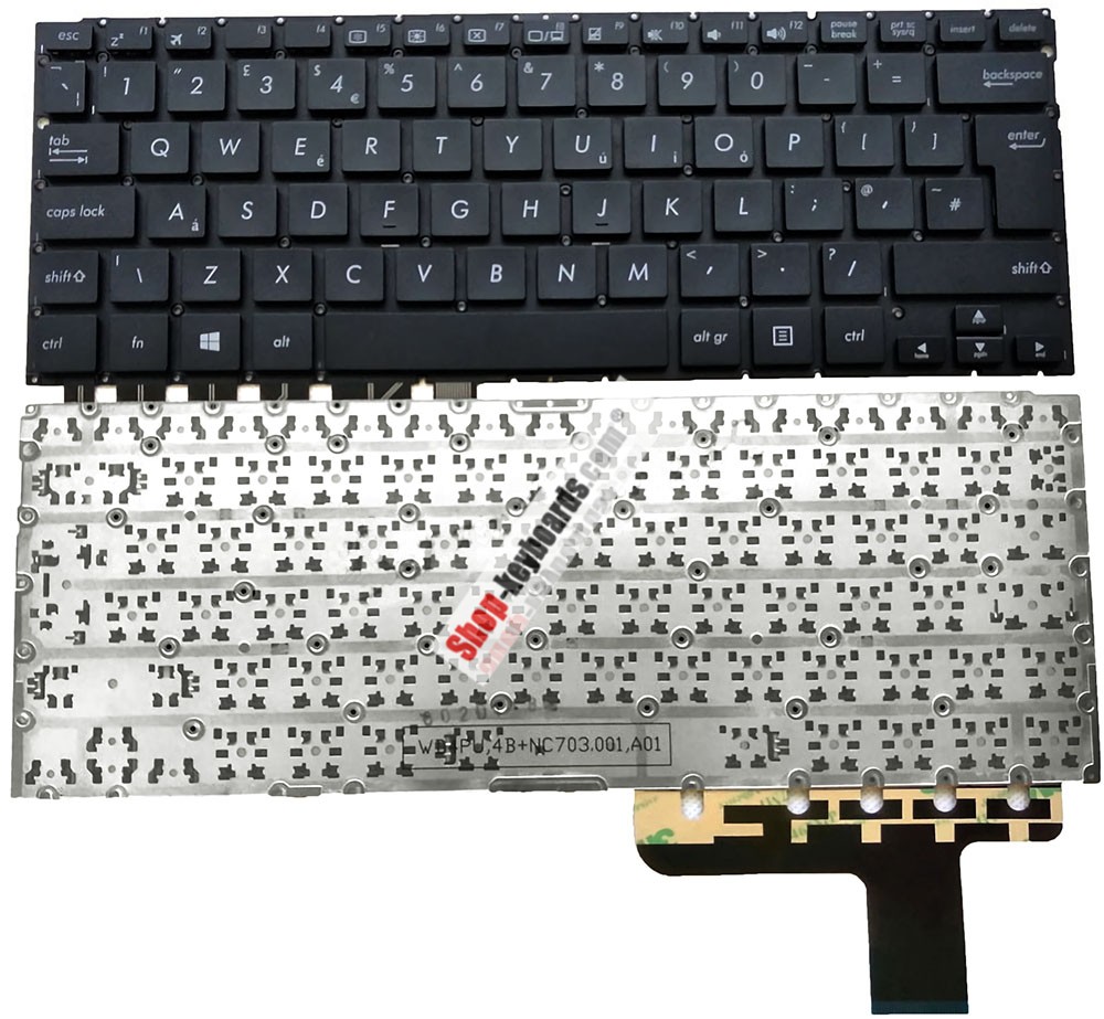 Asus 9Z.NC7PU.20G Keyboard replacement