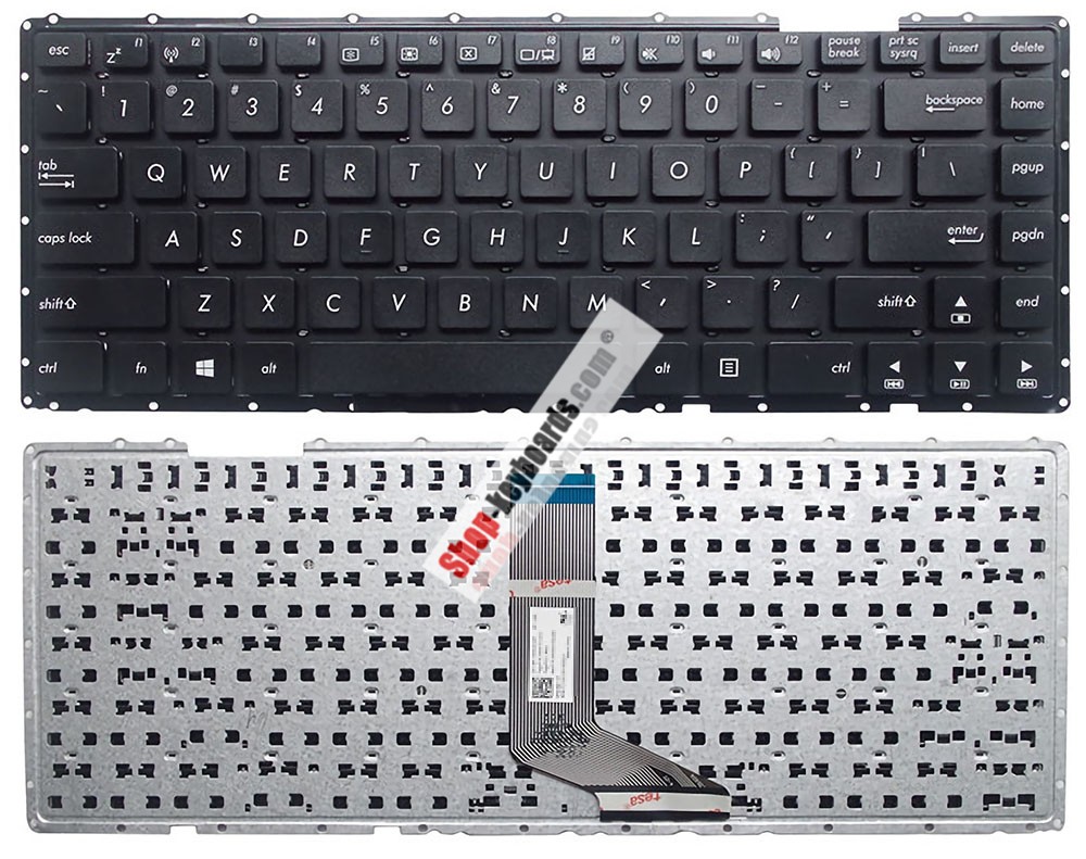 Asus MP-13K80J0-5287 Keyboard replacement