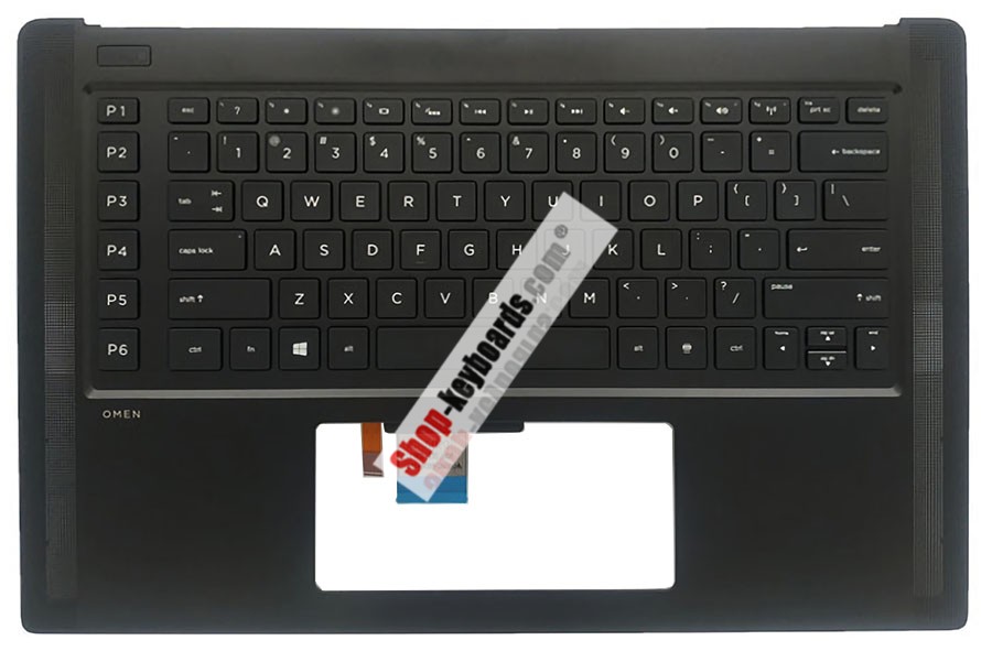 HP Omen 15-5022tx Keyboard replacement