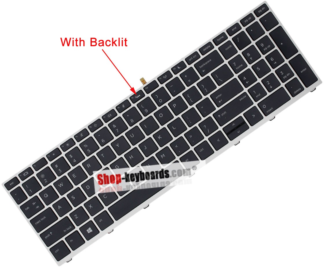 HP L09594-041 Keyboard replacement