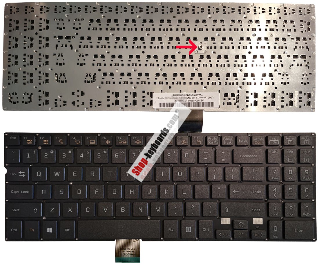 LG SG-59020-2FA Keyboard replacement