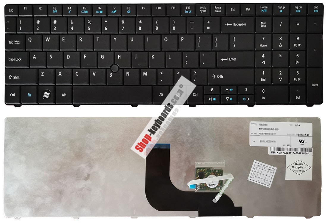 Acer TravelMate 6594 Keyboard replacement