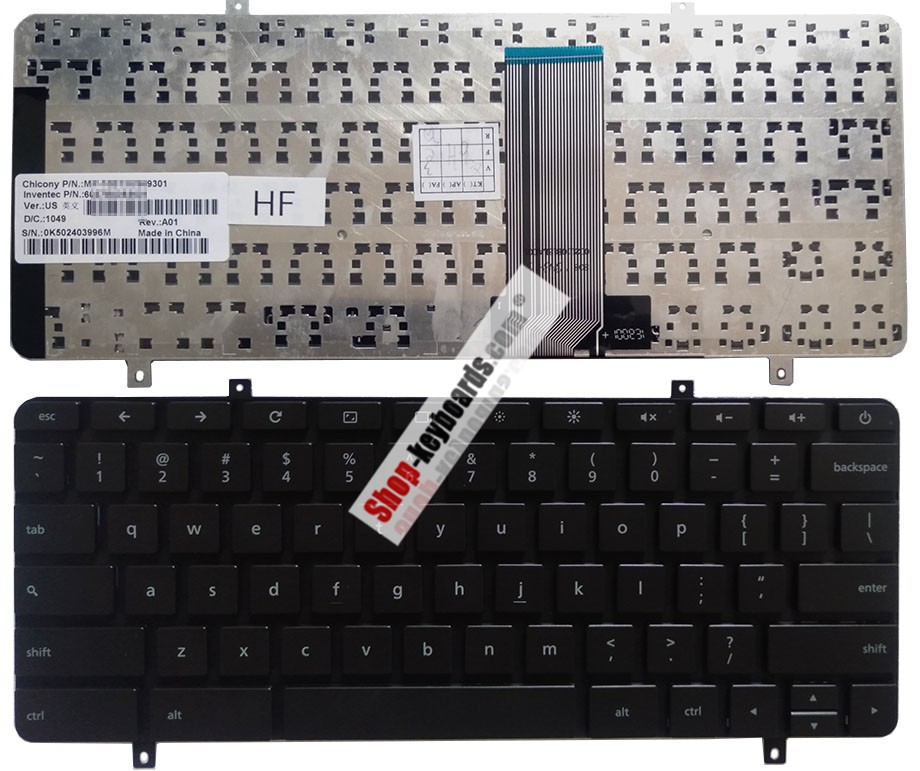 CHICONY MP-10B16CH69301 Keyboard replacement