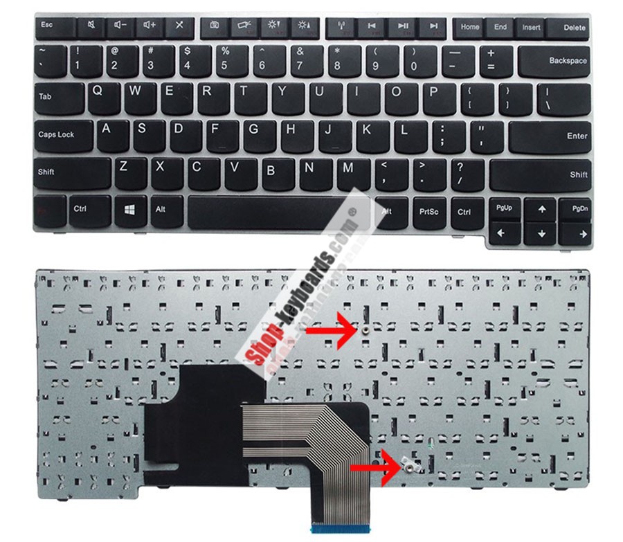 Lenovo MP-12A66DN-698W Keyboard replacement