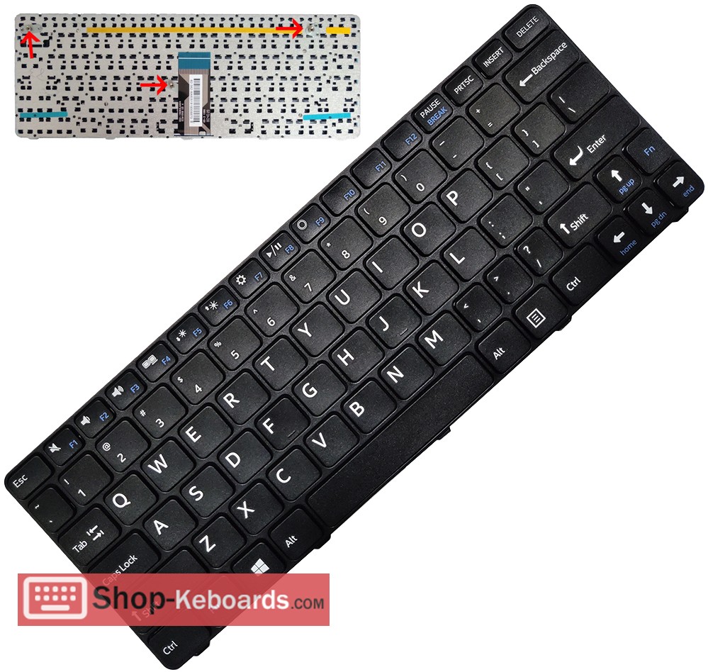 CNY ECM15K86B0-3606 Keyboard replacement