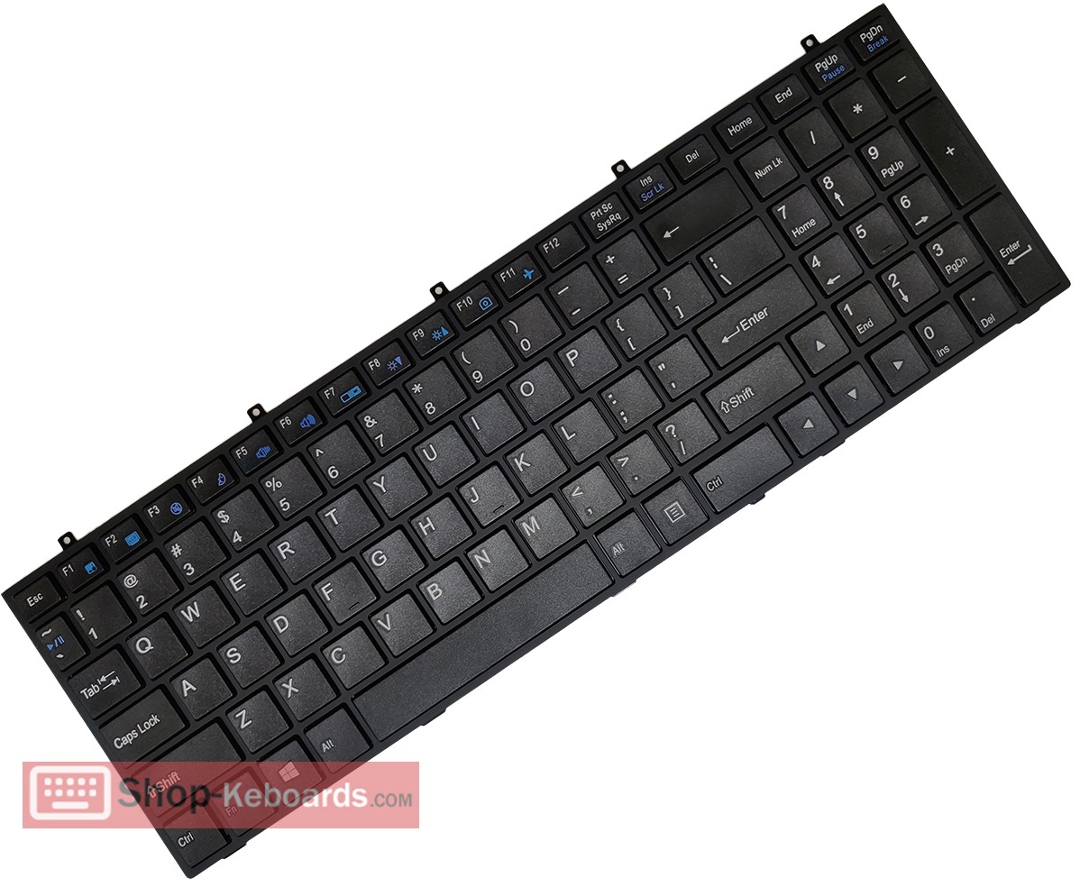 Clevo MP-13H80J0J430 Keyboard replacement