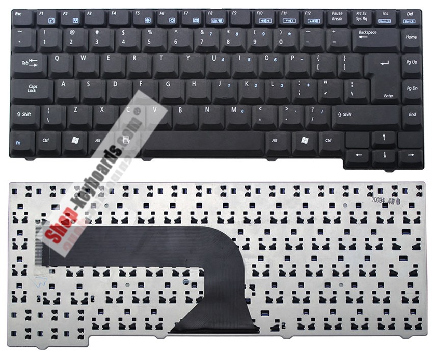 Asus 9J.N0J82.00E Keyboard replacement