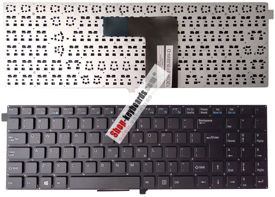 CNY 12C9F510USW-D Keyboard replacement