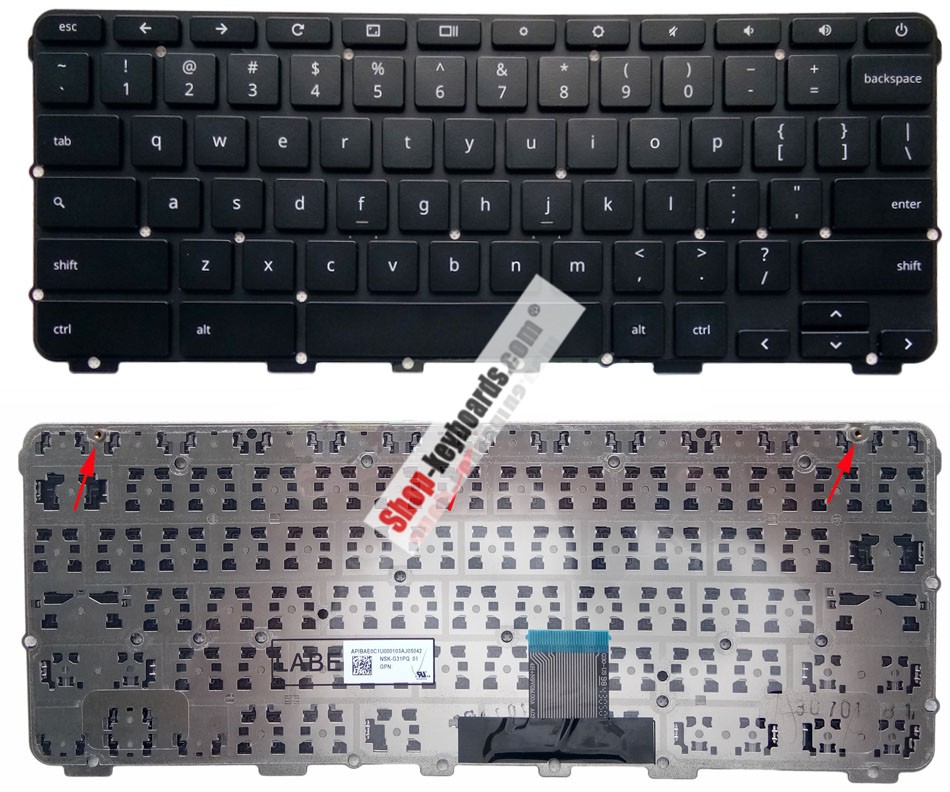HP NSK-G31PQ Keyboard replacement