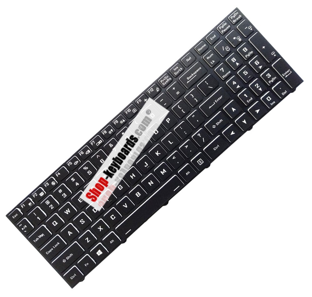 Clevo X170SM-G Keyboard replacement