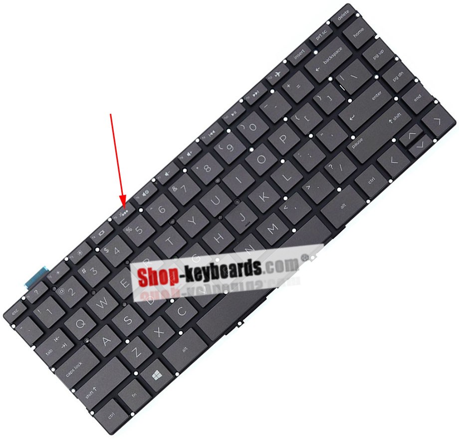 HP L38709-171 Keyboard replacement