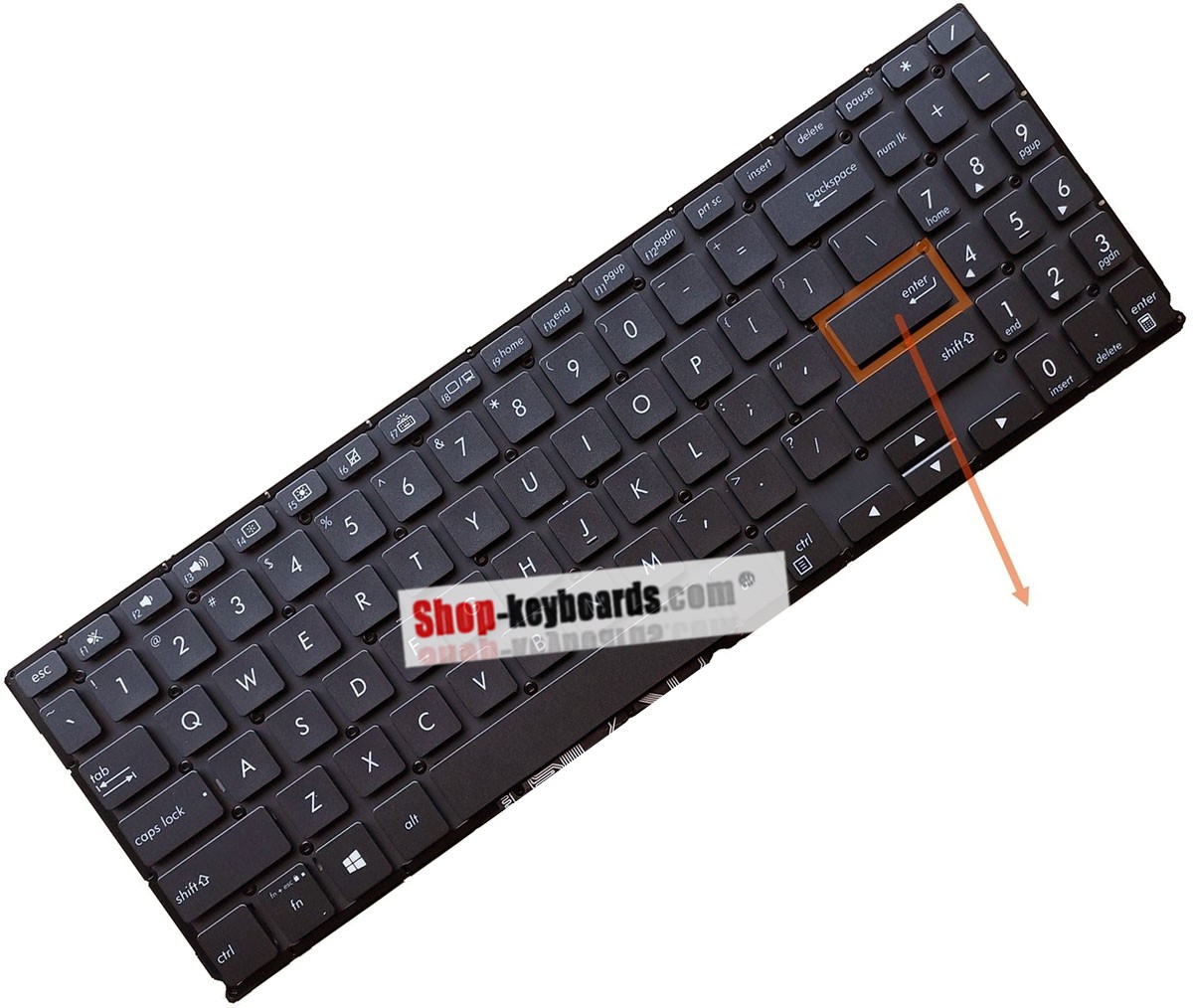 Asus 0KNB0-563BJP00  Keyboard replacement