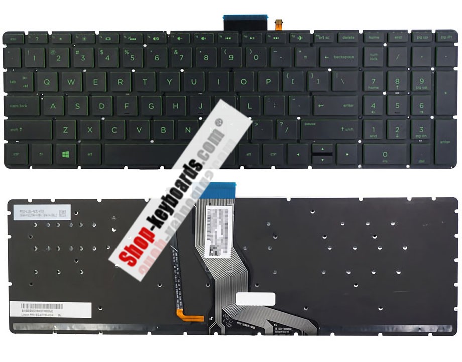 HP NSK-XDHBQ Keyboard replacement