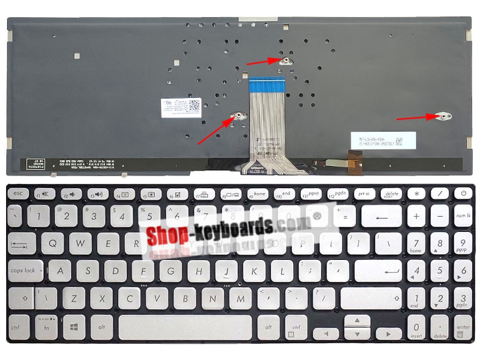 Asus VIVOBOOK S530UN-BQ115T  Keyboard replacement
