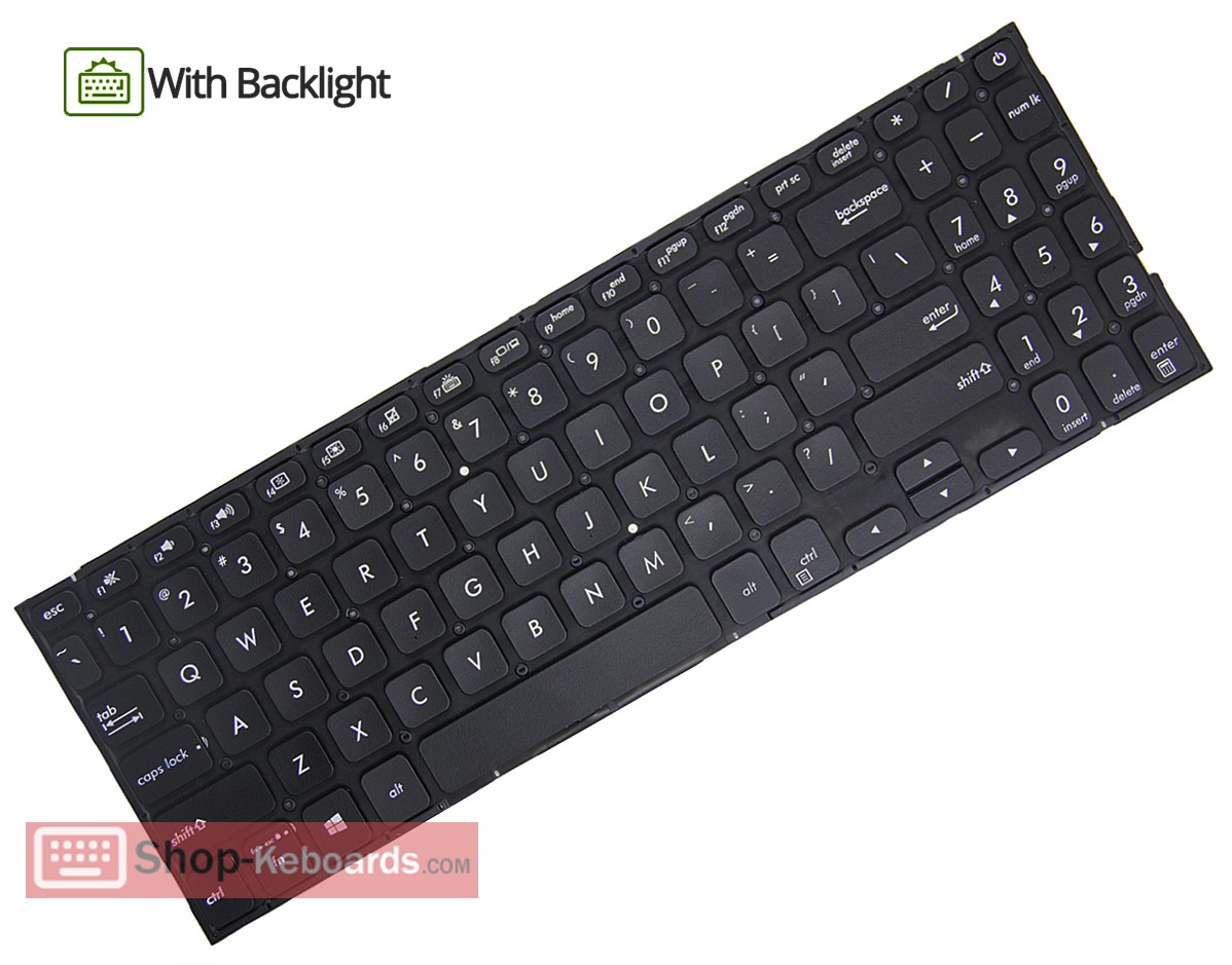 Asus 0KNB0-563DBE00  Keyboard replacement