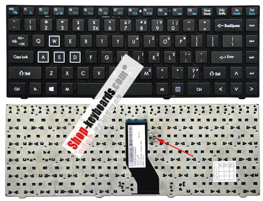 Hasee AEJW5U00010 Keyboard replacement