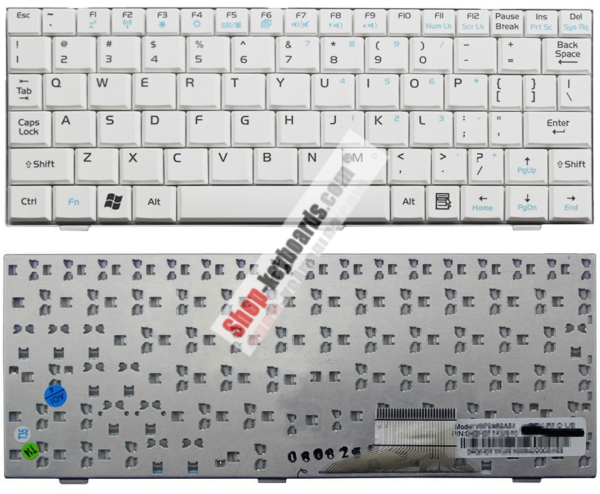 Asus EEE PC 701C Keyboard replacement