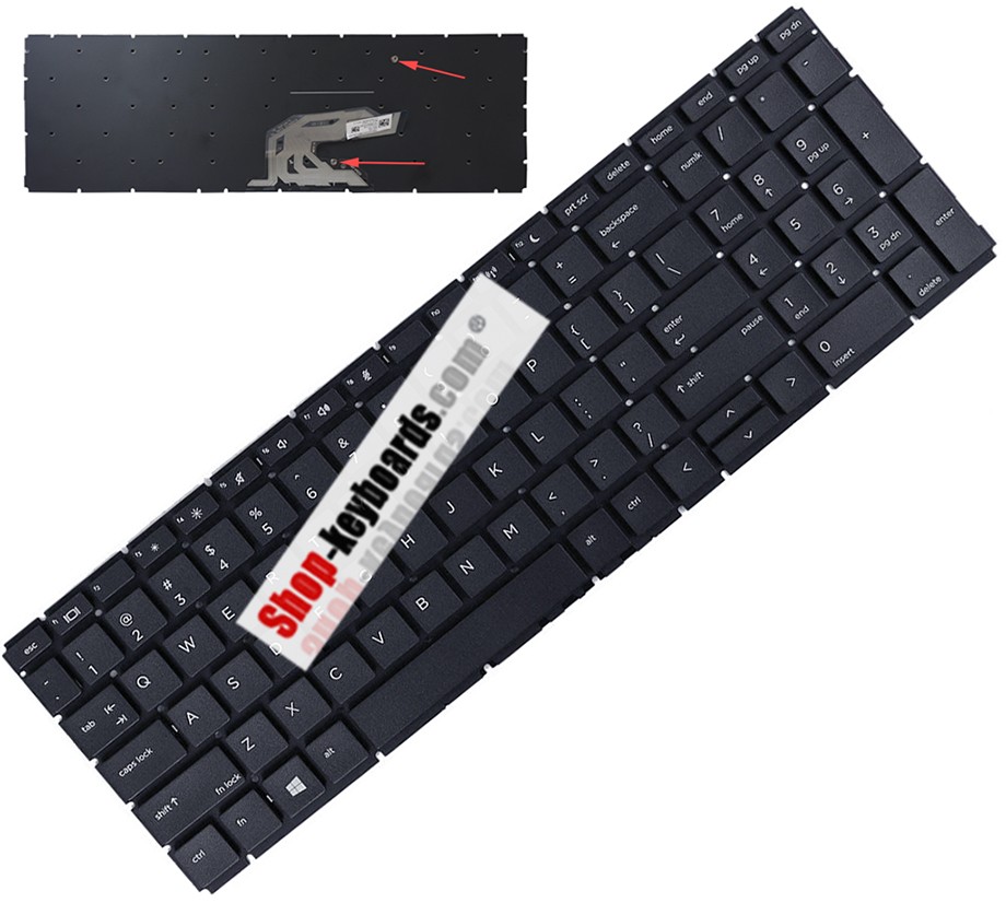 HP L45091-BG1 Keyboard replacement