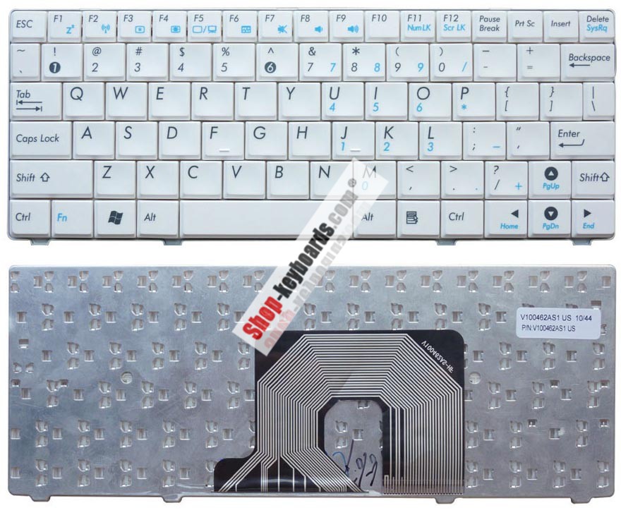 Asus Eee PC 910HA Keyboard replacement