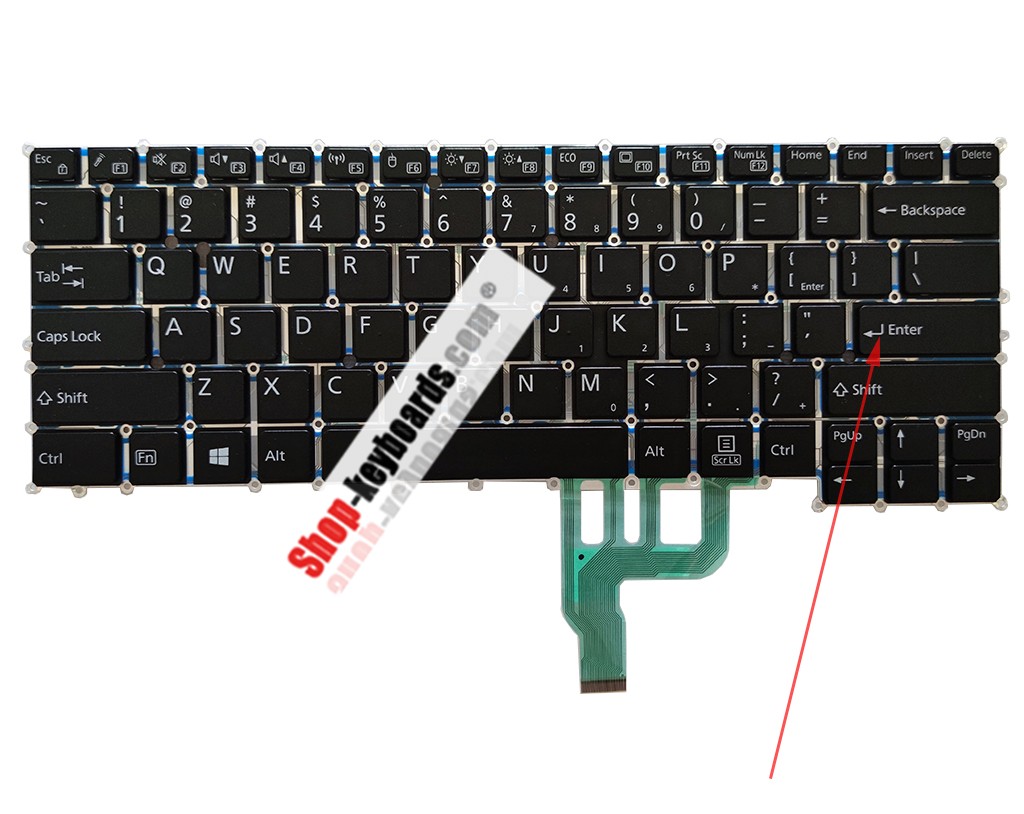 Fujitsu LIFEBOOK U938 Keyboard replacement