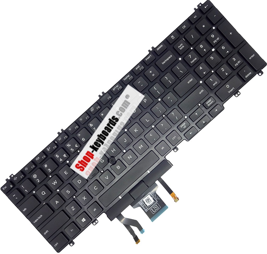 Dell Precision 3540 Keyboard replacement