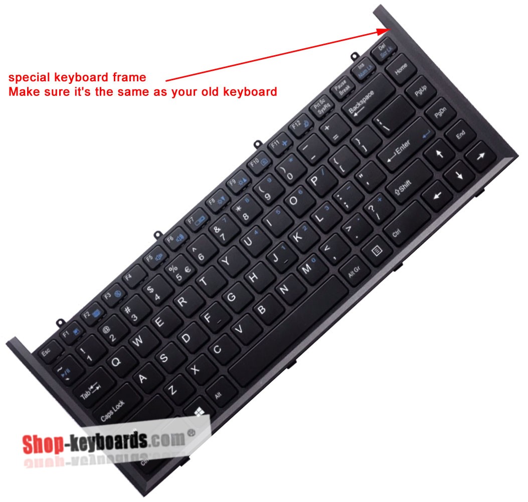 Clevo W840SU Keyboard replacement
