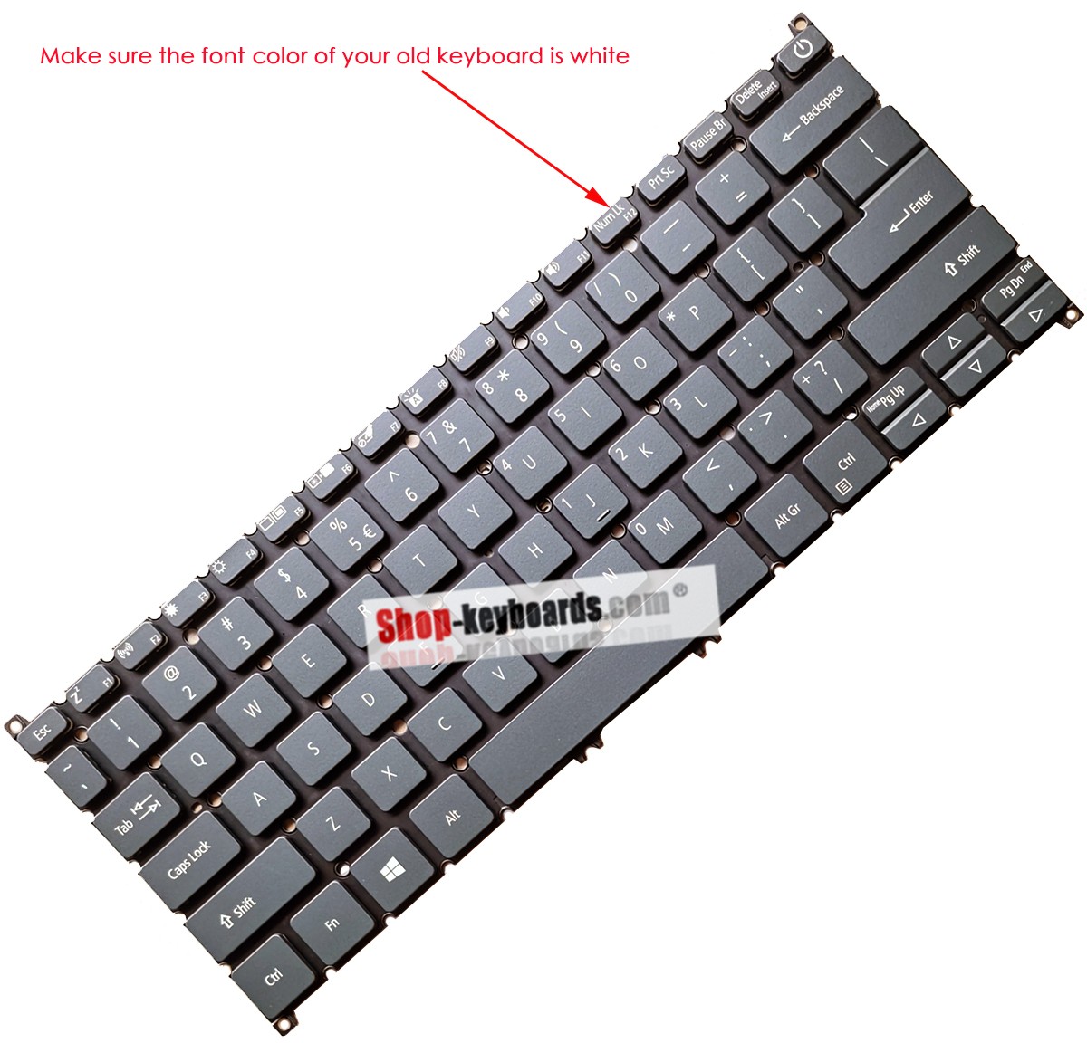 Acer SF514-53T Keyboard replacement