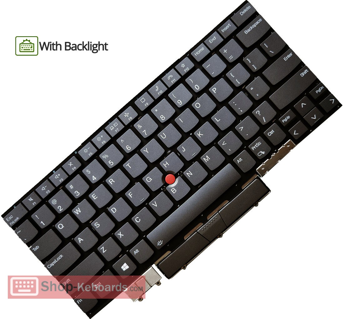 Lenovo ThinkPad X1 Carbon 9th Type 20XW Keyboard replacement