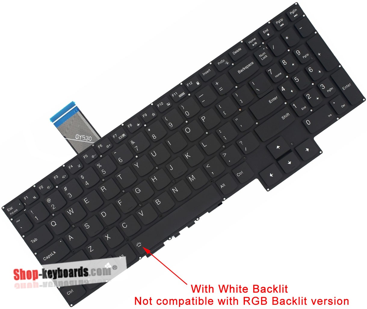 Lenovo 5CB1D09603 Keyboard replacement