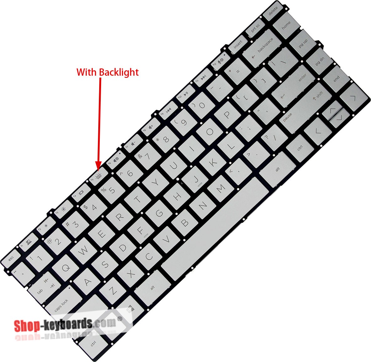 HP SPECTRE X360 13-AW0010NI Keyboard replacement