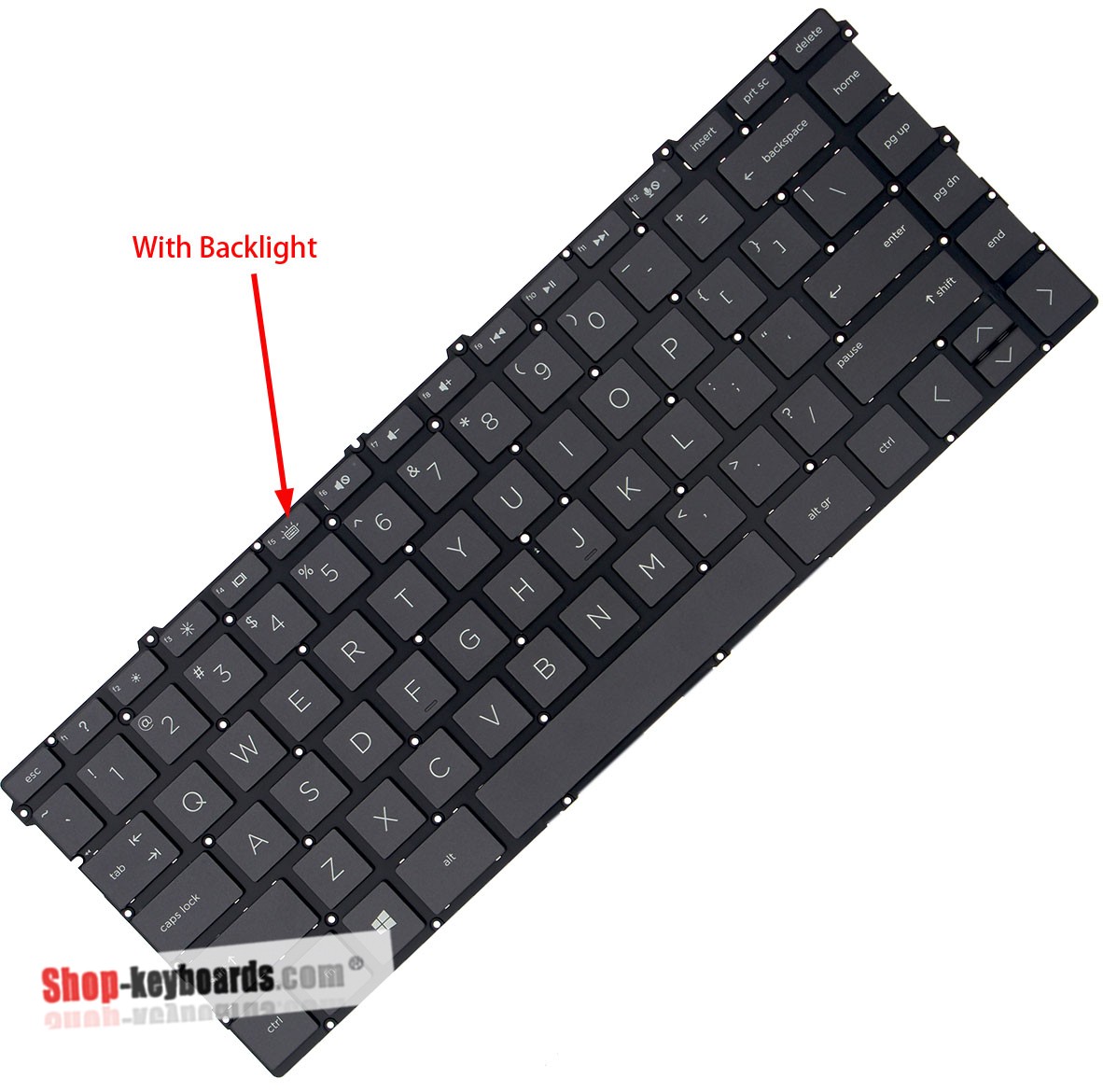 HP L73749-071 Keyboard replacement