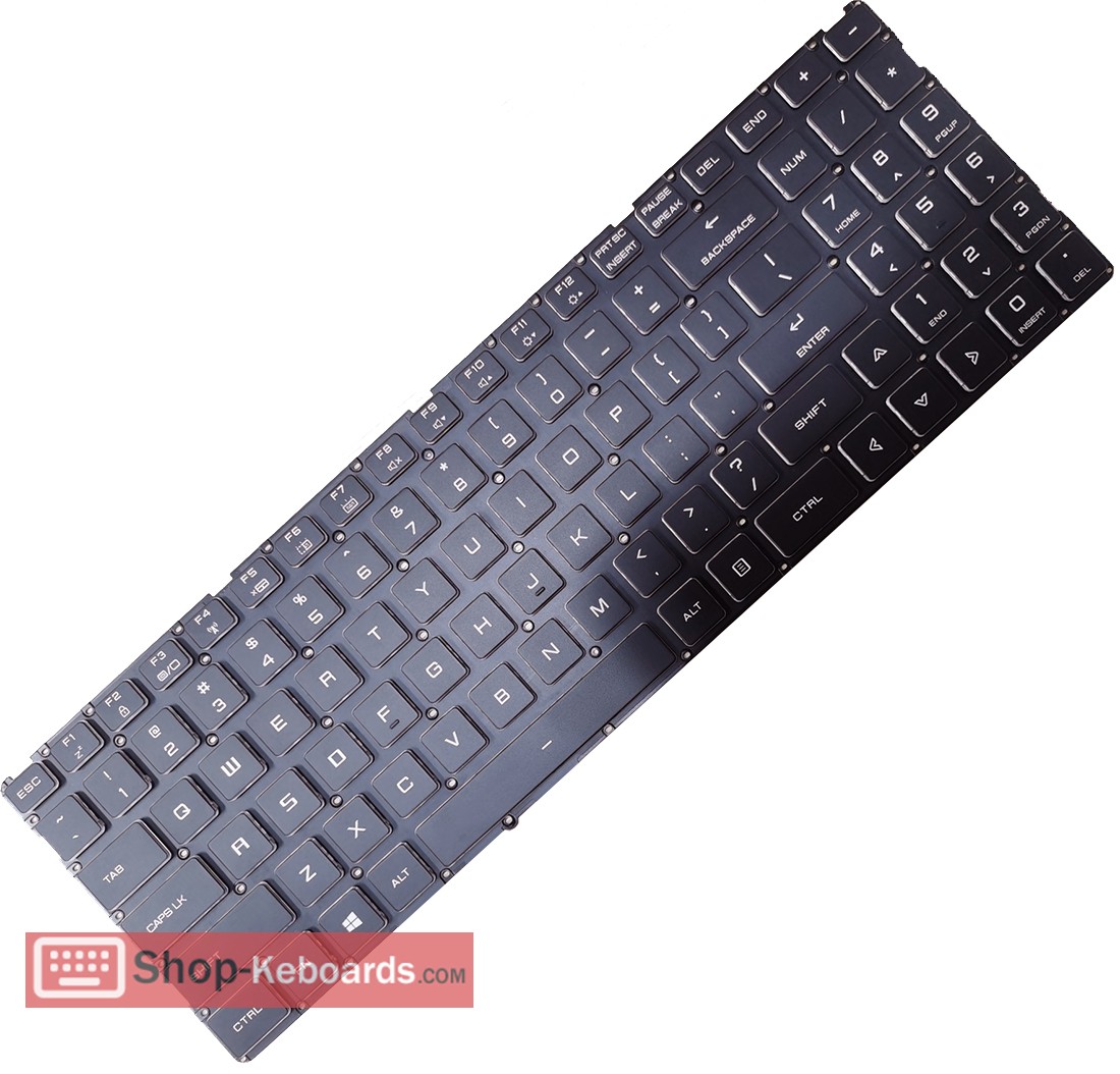 MECHREVO TFM17H36D09852 Keyboard replacement