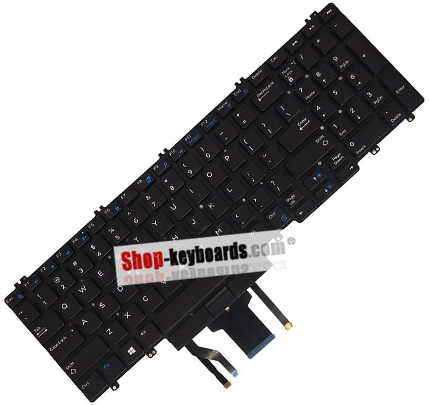 Dell Precision 15-7530 Keyboard replacement
