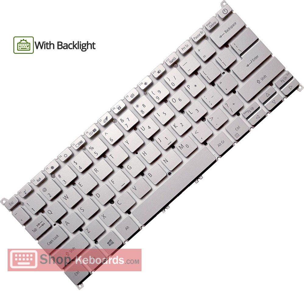 Acer TRAVELMATE TMP414RN-51-57A2  Keyboard replacement