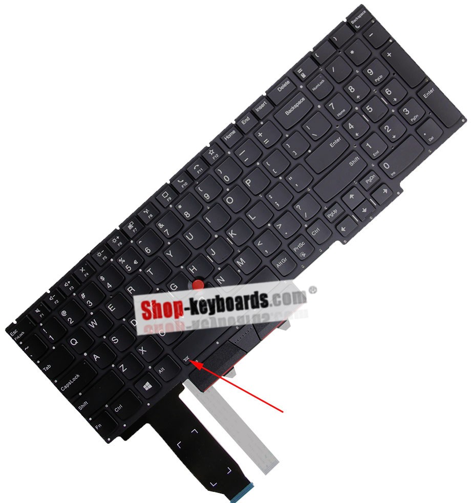 Lenovo 5M11A35666 Keyboard replacement