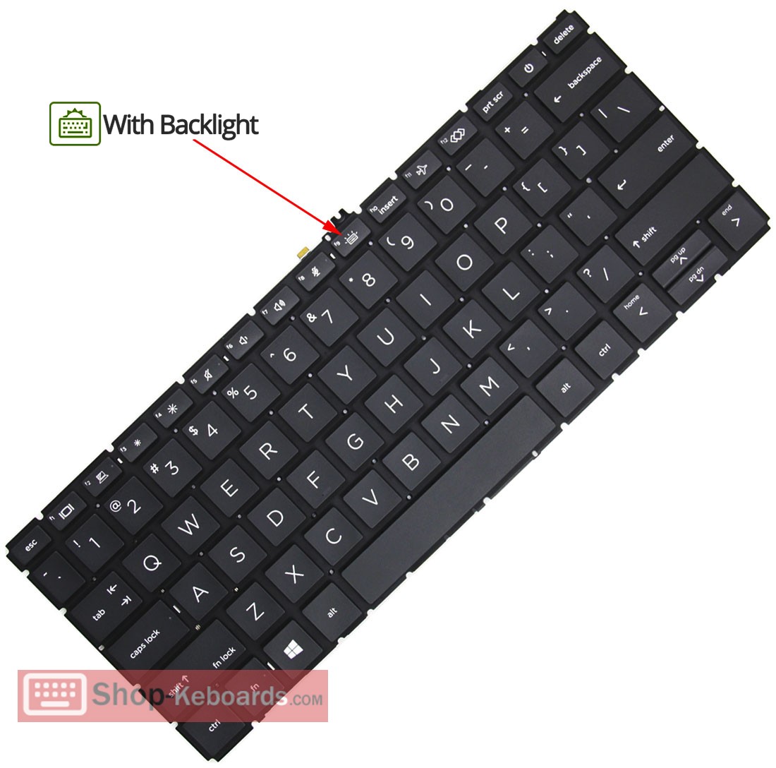 HP M53847-BG1 Keyboard replacement