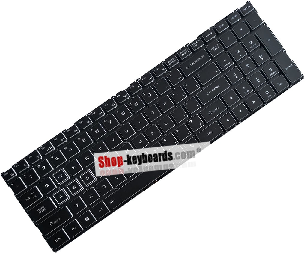 Clevo WBM18A76HUJ9201  Keyboard replacement
