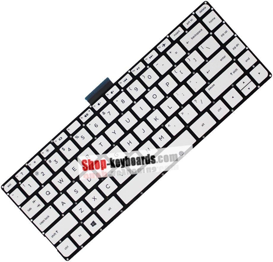 HP 9Z.NC9SQ.21D Keyboard replacement