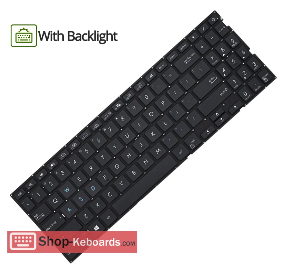 Asus AEXKTU00010 Keyboard replacement