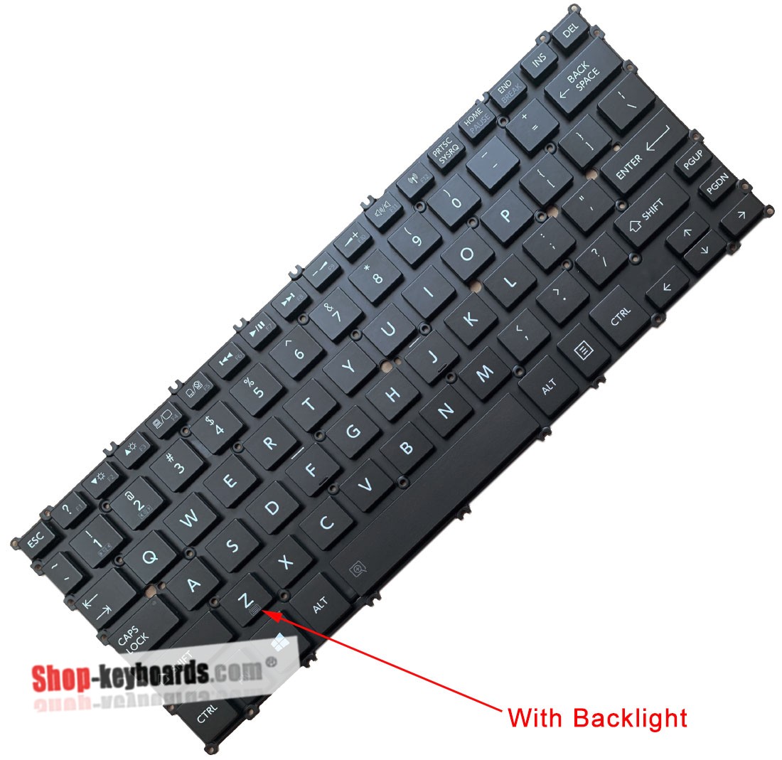 Toshiba G83C000D32UE Keyboard replacement