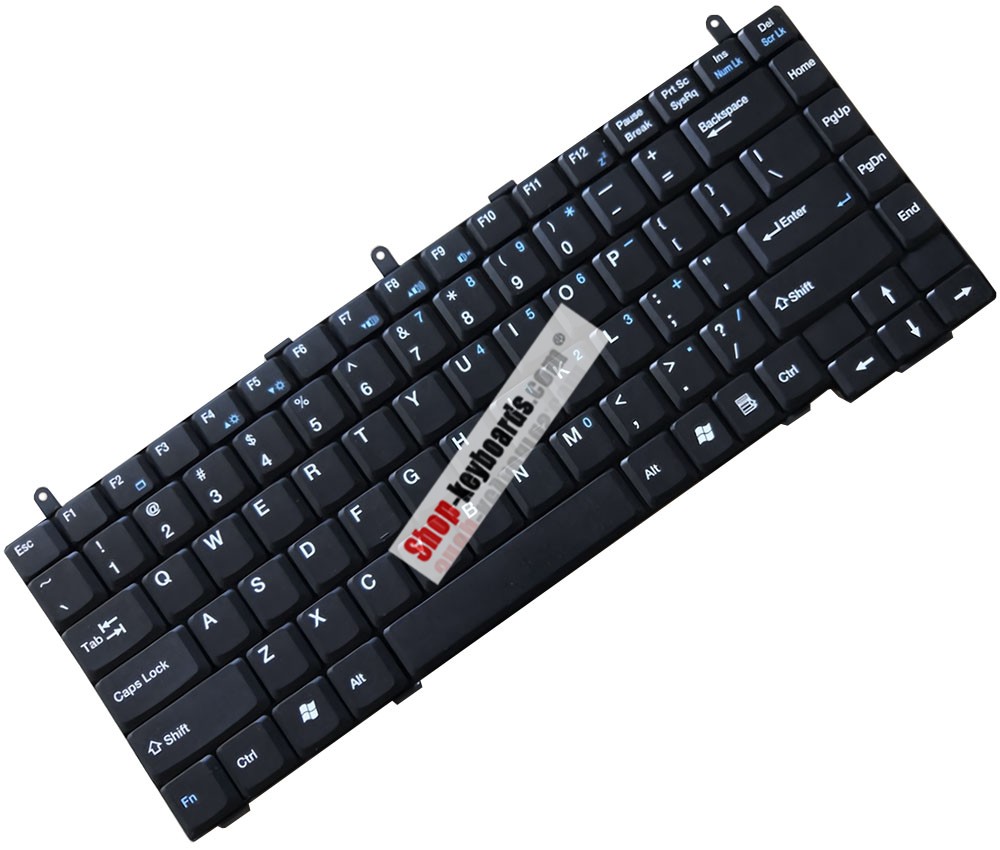 MSI MegaBook S430X-070KR Keyboard replacement