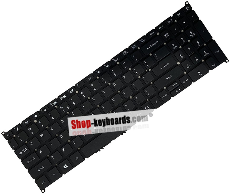 Acer NSK-RJ0SC  Keyboard replacement