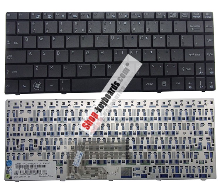 MSI S1N-1EUS221-SA Keyboard replacement