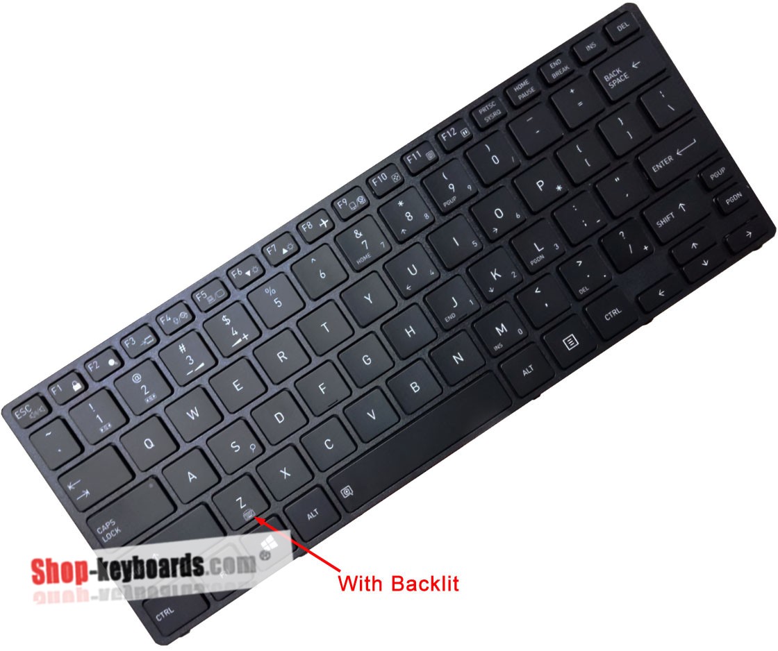 Toshiba 9Z.NGZSN.01D Keyboard replacement
